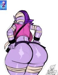 1girls 2024 ass ass ass_focus back_view bag bandage bandaged_head bandaged_leg bandages big_ass big_breasts big_butt bracelet bracelets brawl_stars breasts bubble_ass bubble_butt busty butt_focus clothed clothed_female clothing curvaceous curvy curvy_body curvy_female curvy_figure curvy_hips dango_danger dat_ass earrings emz_(brawl_stars) fat_ass fat_butt female female_focus female_only fully_clothed hands_on_hips huge_ass huge_breasts huge_butt large_ass large_breasts large_butt long_hair no_panties purple_body purple_hair purple_skin shiny shiny_skin skirt slim_waist solo solo_female solo_focus standing supercell thick thick_ass thick_butt thick_thighs topwear voluptuous voluptuous_female white_background wide_hips zombie zombie_girl