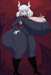 lucifer (helltaker) from helltaker by imstupid13