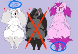 3girls big_breasts breasts chubby female furry lopunny pokémon_(species) pokemon pokemon_(species) thick_thighs thixxen wide_hips