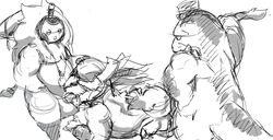 3boys anal anthro aurelion_sol bard_(league_of_legends) catfish circumcised claws cum dragon eastern_dragon fish furry gay group group_sex hat headgear league_of_legends male male_only marine mask monochrome multiple_boys nipples oral penis precum riot_games sex sketch slightly_chubby spitroast tahm_kench testicles top_hat video_games yaoi