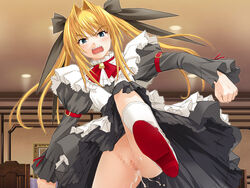 after_sex angry blush censored cum cum_inside cumdrip game_cg katori_rea nekonyan parfait parfait_chocolat_second_brew