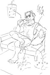 garth the wolf fan art
