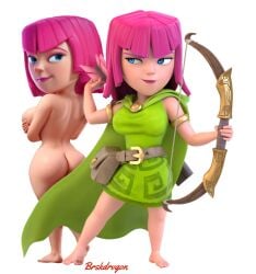 archer (clash of clans) from clash (series) by brskdrvgon