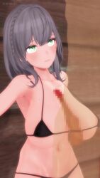 3d beach ejaculation ejaculation_between_breasts hololive paizuri shirogane_noel sound standing_paizuri tagme video virtual_youtuber zuzuzu3d