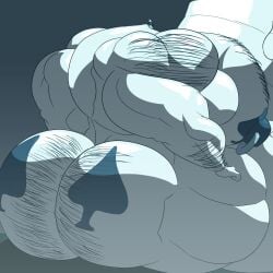 burningblaze121 deltarune deltarune_chapter_1 hairy hairy_ass hairy_male hyper hyper_ass hyper_balls hyper_butt hyper_muscles king_spade levionb123 muscular muscular_male undertale