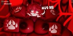 3d 3d_(artwork) 3d_render 6_arms anthro big_breasts black_nipples breasts changed_(video_game) changed_remake eyes female furry furry_female horns ktiiejiju_(artist) mommy nipples paws pink_body pink_fur pink_hair roblox roblox_game robloxian spider stiger stiger_(changed) tail tiger watermark white_paws