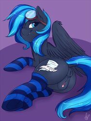 2016 anus ass equine fan_character female feral mammal meggchan my_little_pony pegasus pussy wings