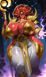 chaos space marine from games workshop by daidouji (artist)