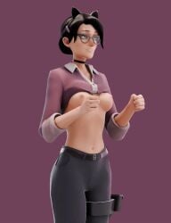 miss pauling from team fortress 2 by sanomaly