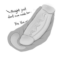 2024 animal_genitalia animal_penis anthro big_penis biped canine_genitalia canine_penis cervical_contact deep_penetration dialogue duo erection female female_penetrated genitals greyscale internal internal_vaginal knot knotted_penis male male/female male_penetrating male_penetrating_female monochrome offscreen_character penetration penile penile_penetration penis penis_in_vagina phosenpai sex simple_background vaginal_penetration vein veiny_penis