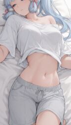 1girls ai_generated best_girl breasts genshin_impact lewd lewd_expression lucy_(artist) nice_tits not_porn tagme