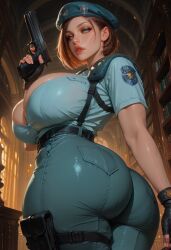 jill valentine from biohazard by loraart