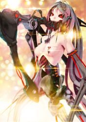 calne_ca deino_(artist) maeda_koutarou mandibles nipples pierced_nipples robot_girl robot_humanoid tagme vocaloid