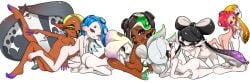 1boy 1boy8girls 8girls agent_3_(splatoon) agent_8_(splatoon) big_man_(splatoon) callie_(splatoon) completely_nude deep_cut_(splatoon) frye_(splatoon) frye_onaga inkling inkling_girl koharuno2 marie_(splatoon) marina_(splatoon) marina_ida no_nipples octoling octoling_girl off_the_hook off_the_hook_(splatoon) pearl_(splatoon) shiver_(splatoon) shiver_hohojiro splatoon splatoon_(series) splatoon_2 splatoon_2:_octo_expansion splatoon_3 splatoon_3:_side_order squid_sisters squid_sisters_(splatoon) tagme tentacle_hair