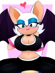 1girls anthro anthro_only breasts rouge_the_bat sonic_(series) sonic_riders sonic_the_hedgehog xan42705228