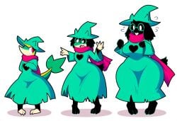 <3 3_toes ai_generated anthro barefoot basic_sequence black_body black_fur blush bovid breasts caprine clothed clothing deltarune dress eyewear feet female fur generation_5_pokemon glasses goat hat headgear headwear hellsonger hi_res linear_sequence mammal mtf_crossgender nintendo open_mouth pokemon pokemon_(species) ralsei robe scarf sequence simple_background snivy solo standing surprise three_frame_sequence transformation undertale_(series) white_background white_eyes wide_hips wizard_hat