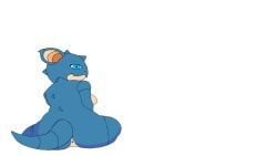 animated big_butt female greenwoodz jiggling_ass nidoqueen pokemon pokemon_(species) white_background