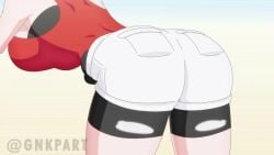 1girls 2024 animated areolae ass ass_expansion barely_contained blue_eyes blush body_upgrade breast_expansion breast_jiggle breasts brown_hair cliffhanger clothing erect_nipples female glow gnkpart huge_breasts large_ass may_(pokemon) may_(pokemon_oras) mp4 music pokemon pokemon_oras rare_candy sound tagme transformation video