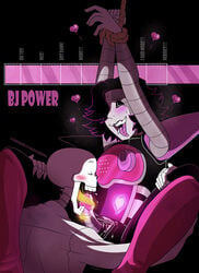 2boys animated_skeleton blush bone clothed clothing duo erection fellatio femboy girly hair machine male mettaton mettaton_ex monster open_mouth papyrus penis robot skeleton smile tongue undead undertale video_games yamsgarden yaoi