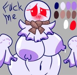 1boy 1femboy big_areola big_areolae big_ass big_breasts breastmilk busty busty_boy color_palette cum_on_breasts femboy feminine_body feminine_male fnf friday_night_funkin ghost ghost_boy glowing_eyes heart-shaped_pupils lactating lactation lactation_without_expression leaking_milk male male_lactation male_with_breasts milk milk_drip milking milking_breasts oruta oruta_(friday_night_funkin) red_eyes rope_around_neck sex wide_hips