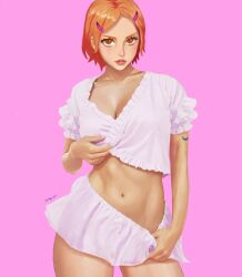 female female_only heyy_vivii nami nami_(one_piece) one_piece pre-timeskip