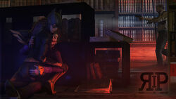 1boy 1girls 3d 3d_(artwork) batgirl batgirl_(arkham_knight) batman:_arkham_knight batman_(series) dc dc_comics female james_gordon joker male rest_in_pieces rocksteady_studios sex straight the_joker