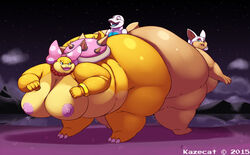 ambiguous_gender ass bat bbw big_ass big_breasts breasts color crossover female group group_sex huge_ass huge_breasts hyper hyper_ass hyper_breasts kazecat koopa koopalings larger_female mammal mario_(series) morbidly_obese night nintendo obese overweight overweight_female pinned rouge_the_bat scalie sex size_difference sonic_(series) squash squish threesome video_games wendy_o._koopa