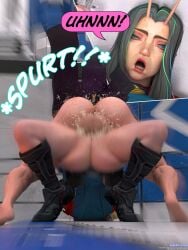 1futa 1futa1girl 1girl1futa 1girls 3d 3d_artwork arched_back ass back_arching_orgasm big_breasts big_dick big_penis black_hair blonde_hair boots bottomless bottomless_female bottomless_futa cleavage clenched_ass comic comic_page cowgirl_position cum cum_explosion cum_in_pussy cum_inside cum_spurt cumming cumming_from_vaginal_sex dickgirl dickgirl/female emma_frost emma_frost_(marvel_rivals) emma_frost_(x-revolution) english_text female_on_futa femdom fucked_silly futa_on_female futanari huge_cock kazkazuma large_breasts large_dick large_penis long_penis mantis_(guardians_of_the_galaxy_vol.3) mantis_(marvel) mantis_(marvel_rivals) marvel marvel_cinematic_universe marvel_comics marvel_rivals on_back on_floor penis speed_lines text text_bubble veiny_penis watermark