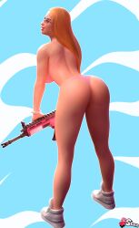 1girls 2024 3d 3d_(artwork) ass big_ass blender bra curvaceous curves curvy curvy_body curvy_female curvy_figure curvy_hips dark-skinned_female dark_skin epic_games female female_focus female_only fortnite fortnite:_battle_royale ginger ginger_hair glasses ice_spice_(fortnite) long_hair panties pose posing presenting presenting_ass rifle showing_ass showing_off solo solo_focus standing starinww thick_ass thick_thighs underwear watermark weapon