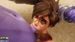 3d animated blowjob bordeaux_black deepthroat fellatio futanari glasses hand_on_head overwatch random_tide ruined_makeup runny_makeup runny_mascara shiny_skin short_hair smeared_makeup smeared_mascara sound sound_effects spamgg69 spiky_hair tagme throat_fuck tracer video wet_body wet_skin widowmaker yellow_eyes