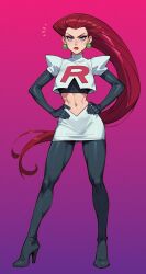 female female_only jessie_(pokemon) paulinebabe pokemon