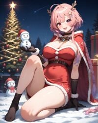 ai_generated christmas christmas_outfit essievt fanart tagme vtuber