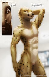 anthro cheetah comic cuntboy dialogue english_text equine feline furry horse intersex male mammal nude panels pussy text the_cherret_awaits