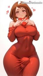 1futa 2026 ai_assisted ai_generated anime artist_name boku_no_hero_academia box breasts brown_eyes brown_hair bulge erection explicit futa_only futanari gift gift_box hi_res high_quality high_resolution highres light-skinned_futa my_hero_academia ochaco_uraraka ochako_uraraka patreon patreon_username penis solo stable_diffusion sweater tsukoneko uraraka_ochaco uraraka_ochako valentine valentine's_day valentines_day watermark