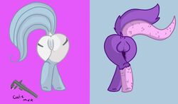 anus ass balls cutie_mark equine fan_character female horse hybrid lizard mammal my_little_pony penis pony pussy raised_tail reptile scalie singingbirdstudio