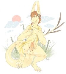 anal dragon lagomorph mammal pinle rabbit sex