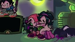 1girl 1girls 30_seconds 4_fingers 5boys :3 accurate_art_style animated big_ass blush captain_(tankmen) carry carrying character_in_background completely_nude cutscene dark_blue_hair edit edited_official_artwork female friday_night_funkin friday_night_funkin_mod friday_night_funkin_mods gun guns hairy hairy_pussy holding_knife holding_object hug hugging kissing knife laugh laughing lulufu male microphone mod naked naked_female nene_(newgrounds) nene_(pico's_school) newgrounds nude nude_female official_art official_artwork_edit otis_(newgrounds) pico_(newgrounds) pussy reskin sfx sharp_teeth snapping_fingers sound sound_effects speakers sprite_edit stabbing steve_(tankmen) tagme tankman tankman_(newgrounds) tankmen ted_(tankman) tongue tongue_out video voice_acted white_eyes