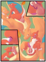 ! 3_toes anal anal_sex animal_genitalia animal_penis barbed_penis blush charizard charmeleon comic cowgirl_position cum cum_inside duo english_text erection extreme_french_kiss eye_contact feral fire green_background heart hi_res hindpaw kairyu211 legs_up lying male mega_charizard mega_charizard_y mega_evolution motion_lines multicolored_scales nintendo on_back on_top orange_scales paws penetration penis pokémon_(species) pokemon pokemon_(species) rear_view red_eyes red_scales scales scalie sex sharp_teeth simple_background size_difference tan_scales teeth text thrusting tight-fit toe_curl toes tongue tongue_out two_tone_scales unusual_penis video_games white_scales wings yaoi