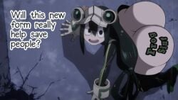 body_writing english_text huge_ass my_hero_academia text tsuyu_asui useless_clothing