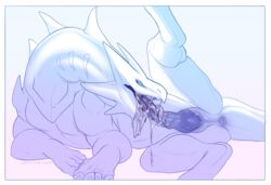 2018 aero_(latiodile) animal_genitalia animal_penis anus autofellatio claws cum cum_in_mouth cum_in_own_mouth cum_inside cum_on_face cum_on_penis cum_on_self cum_string digital_media_(artwork) dragon ejaculation erection fellatio feral furry genital_slit hi_res knot male masturbation nude open_mouth oral orgasm penis qwertydragon raised_leg scales scalie sex signature slit solo spread_legs spreading tapering_penis teeth tongue tongue_out