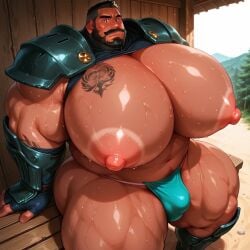 ai ai_generated big_breasts big_breasts busty_boy fatman1992 huge_breasts huge_breasts male_with_breasts solo solo_male