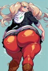 ai_generated ann_takamaki big_ass gigantic_ass gvukub huge_ass persona persona_5 thick_thighs wide_hips