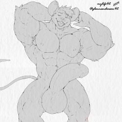 absurd_res dragon growth hi_res hyper macro male mammal mouse murid murine muscle_growth mythological_creature mythological_scalie mythology rodent scalie shake solo_male