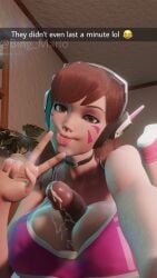 big_breasts bing_mario blender boobjob breasts cum cum_on_breasts d.va milf overwatch overwatch_2 selfie titjob titjob