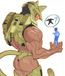 blush cat_ears cat_tail jaxcian master_chief