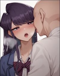 , 1girls ai_generated female female_focus female_only komi-san_wa_komyushou_desu komi_can't_communicate komi_shouko solo solo_female solo_focus