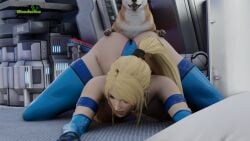 3d animal animal_genitalia animal_penis big_ass big_breasts big_butt canine dog_knot dog_penis feral knot metroid nintendo samus_aran sex vicesfm video_game_character video_games wonderice zero_suit_samus zoophilia