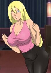 1girls bare_chest bare_shoulders big_breasts black_skirt blonde_hair blue_eyes boruko boruto:_naruto_next_generations bracelets breasts busty canon_genderswap cleavage clothing dress exposed_shoulders eyelashes facial_markings female female_only gender_transformation genderswap_(mtf) hair_down indoors long_hair naruto naruto_(series) no_bra no_bra_under_clothes off_shoulder one_eye_closed oppai pencil_skirt pinup revealing_clothes rule_63 sexy_no_jutsu skirt smile solo tight_skirt uzumaki_boruto whisker_markings whiskers wink