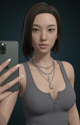 1female 1girl 3duk ai_assisted asian asian_female black_hair female_only girl girl_only life_is_strange life_is_strange_2 lyla_park only_female only_girl teen teen_female teen_girl teenage teenage_female teenage_girl teenager