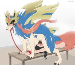 crowned sword zacian from nintendo by digitoxici